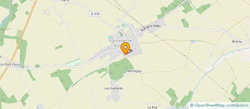 localisation de l'entreprise MONSIEUR BENJAMIN BENARD  EGRISELLES-LE-BOCAGE