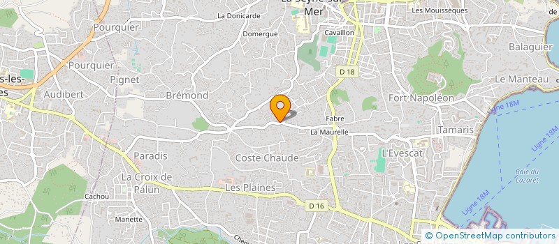 localisation de l'entreprise MONSIEUR BENJAMIN BENDAOUI à LA SEYNE-SUR-MER