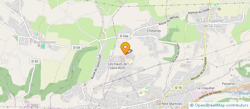 localisation de l'entreprise MONSIEUR BENJAMIN BENEDETTI  LA TOUR-DU-PIN