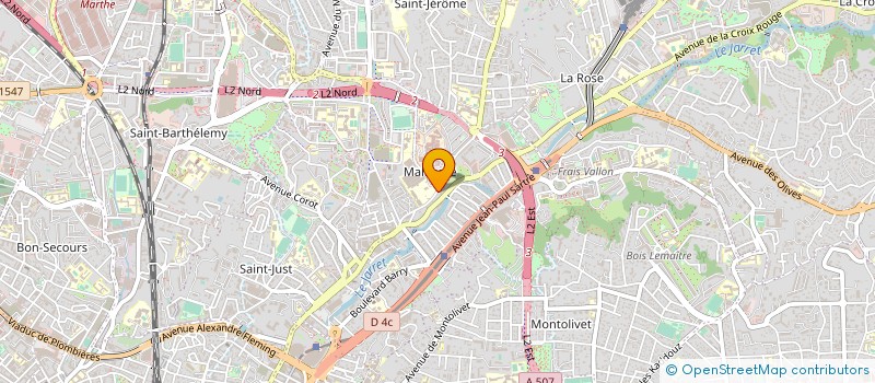 localisation de l'entreprise MONSIEUR BENJAMIN BENITO à MARSEILLE