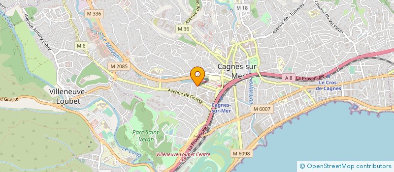 localisation de l'entreprise MONSIEUR BENJAMIN BENSADOUN à CAGNES-SUR-MER