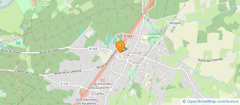 localisation de l'entreprise MONSIEUR BENJAMIN BERENGIER  CHANGE