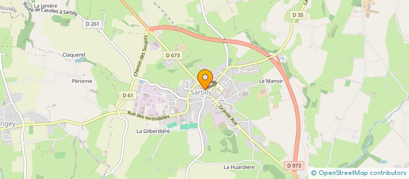 localisation de l'entreprise MONSIEUR BENJAMIN BERENGUER  SARTILLY-BAIE-BOCAGE