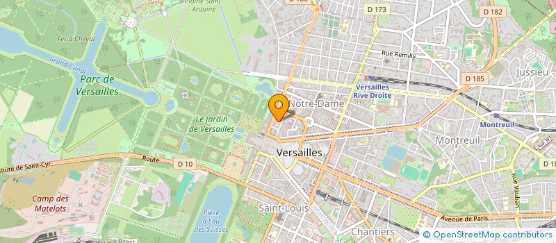 localisation de l'entreprise MONSIEUR BENJAMIN BERGER à VERSAILLES