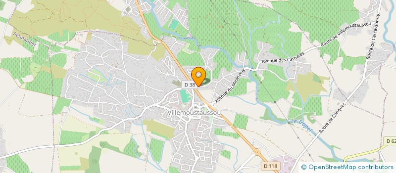 localisation de l'entreprise MONSIEUR BENJAMIN BERGERE à VILLEMOUSTAUSSOU