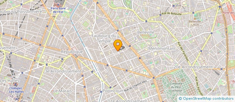 localisation de l'entreprise MONSIEUR BENJAMIN BERNARD  PARIS