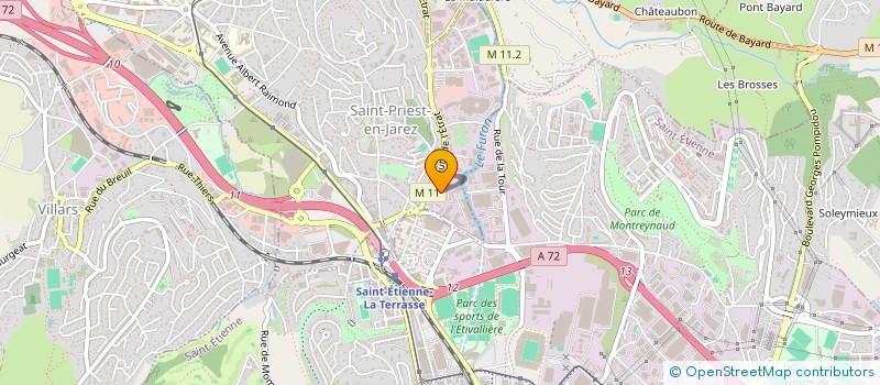 localisation de l'entreprise MONSIEUR BENJAMIN BERNARD  SAINT-PRIEST-EN-JAREZ