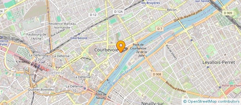 localisation de l'entreprise MONSIEUR BENJAMIN BERTEAU à COURBEVOIE