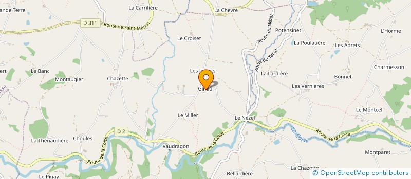 localisation de l'entreprise MONSIEUR BENJAMIN BERTHAULT à LARAJASSE