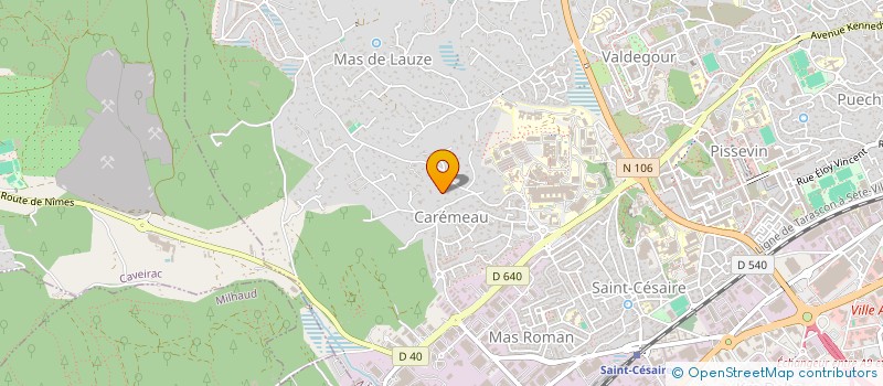 localisation de l'entreprise MONSIEUR BENJAMIN BERTHET  NIMES