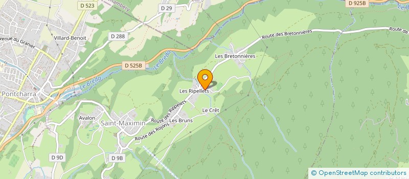 localisation de l'entreprise MONSIEUR BENJAMIN BERTHOLET  SAINT-MAXIMIN