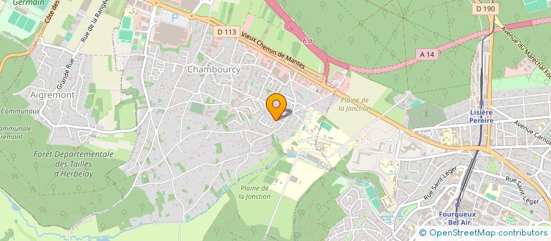 localisation de l'entreprise MONSIEUR BENJAMIN BERTON à CHAMBOURCY