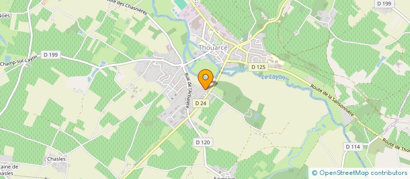 localisation de l'entreprise MONSIEUR BENJAMIN BESNIER à BELLEVIGNE-EN-LAYON