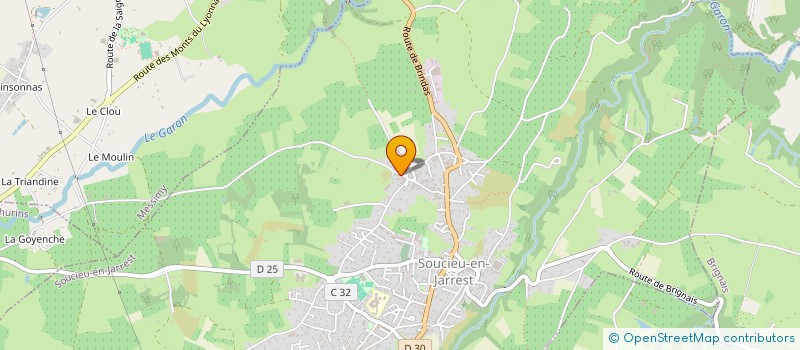 localisation de l'entreprise MONSIEUR BENJAMIN BESSE  SAINT-MARTIN-EN-HAUT