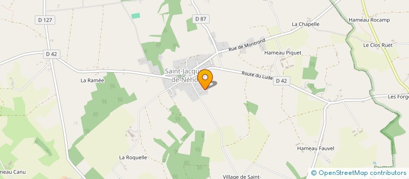 localisation de l'entreprise MONSIEUR BENJAMIN BESSELIEVRE  SAINT-JACQUES-DE-NEHOU