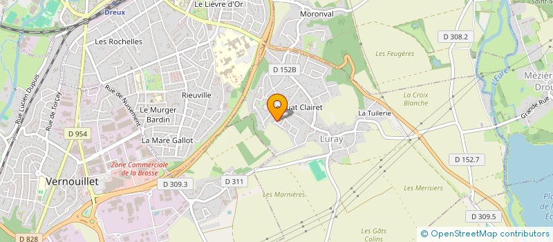 localisation de l'entreprise MONSIEUR BENJAMIN BEUGUE à LURAY