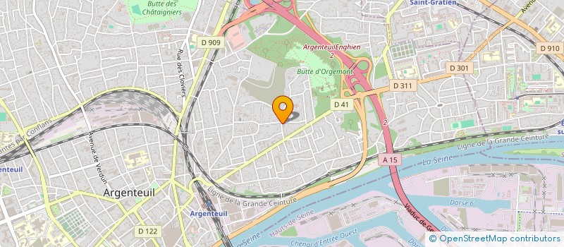 localisation de l'entreprise MONSIEUR BENJAMIN BEYLS  ARGENTEUIL