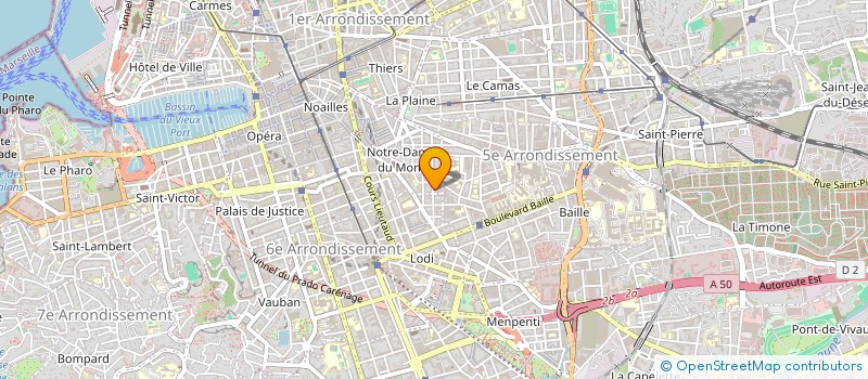 localisation de l'entreprise MONSIEUR BENJAMIN BIALE à MARSEILLE
