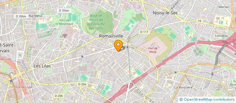 localisation de l'entreprise MONSIEUR BENJAMIN BIBAS à ROMAINVILLE