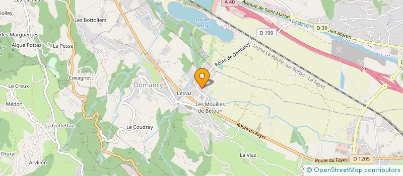localisation de l'entreprise MONSIEUR BENJAMIN BIBOLLET à DOMANCY