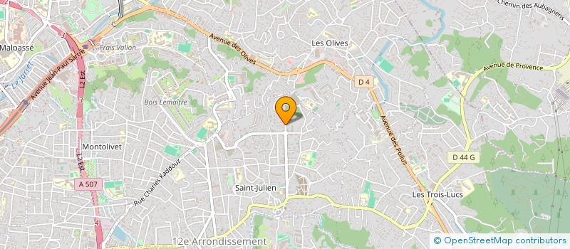localisation de l'entreprise MONSIEUR BENJAMIN BIDEAU à MARSEILLE