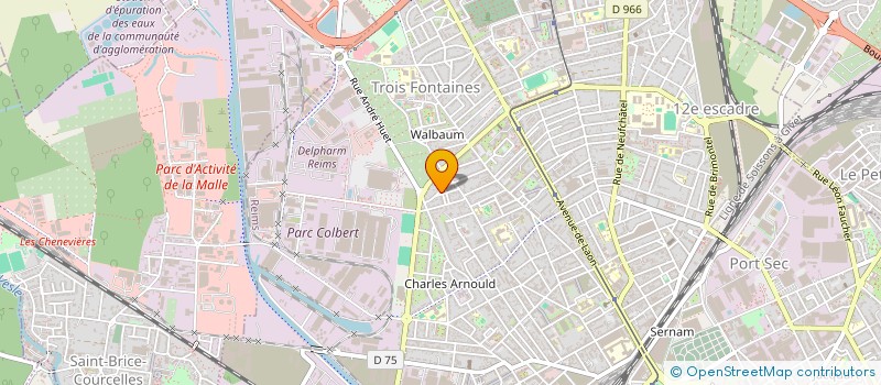 localisation de l'entreprise MONSIEUR BENJAMIN BINET  REIMS