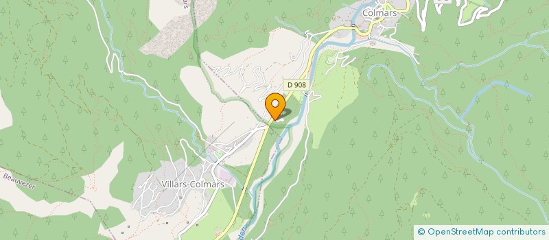 localisation de l'entreprise MONSIEUR BENJAMIN BLANC  COLMARS