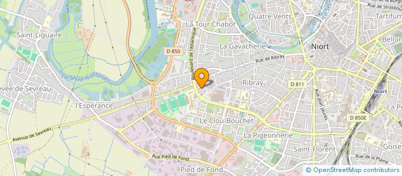 localisation de l'entreprise MONSIEUR BENJAMIN BLANCHARD à NIORT