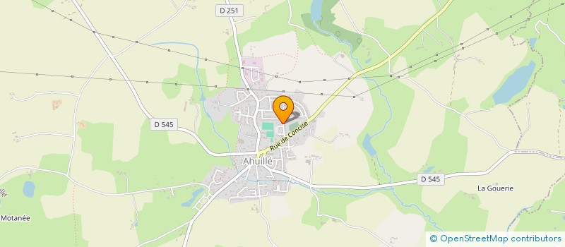 localisation de l'entreprise MONSIEUR BENJAMIN BLANCHARD  AHUILLE