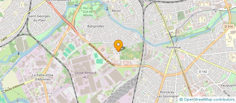 localisation de l'entreprise MONSIEUR BENJAMIN BLANCHE  LE MANS