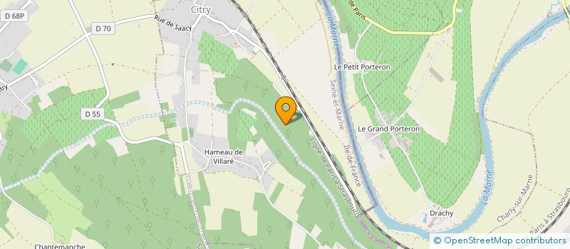 localisation de l'entreprise MONSIEUR BENJAMIN BLANCHET  CITRY