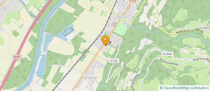 localisation de l'entreprise MONSIEUR BENJAMIN BLEUZE  LE CHEYLAS