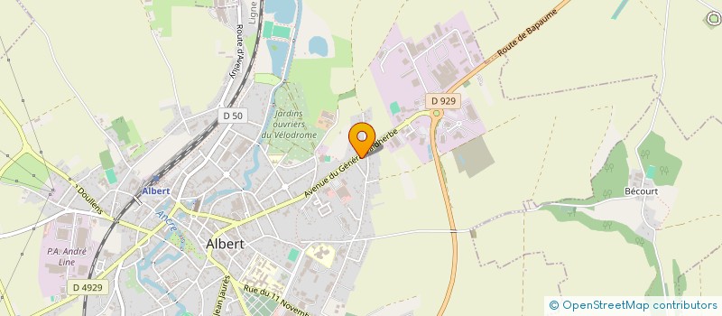 localisation de l'entreprise MONSIEUR BENJAMIN BLONDEL  ALBERT