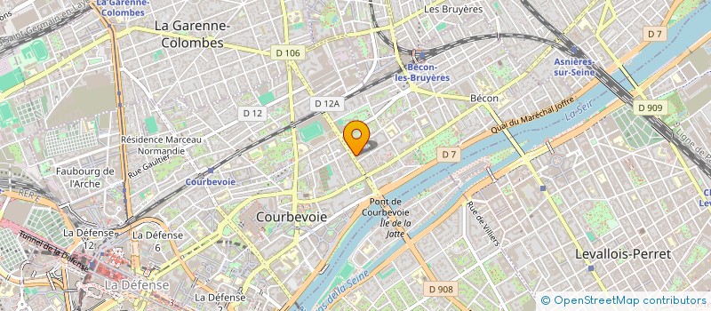 localisation de l'entreprise MONSIEUR BENJAMIN BOCCARA à COURBEVOIE