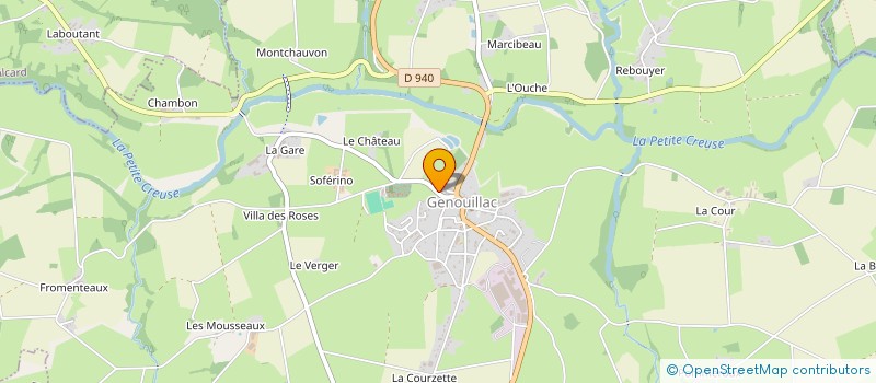 localisation de l'entreprise MONSIEUR BENJAMIN BOCQUET  GENOUILLAC
