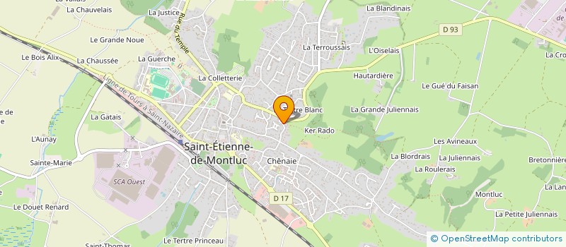 localisation de l'entreprise MONSIEUR BENJAMIN BOCQUILLON  SAINT-ETIENNE-DE-MONTLUC