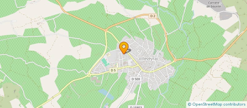 localisation de l'entreprise MONSIEUR BENJAMIN BOGART  VILLEVEYRAC