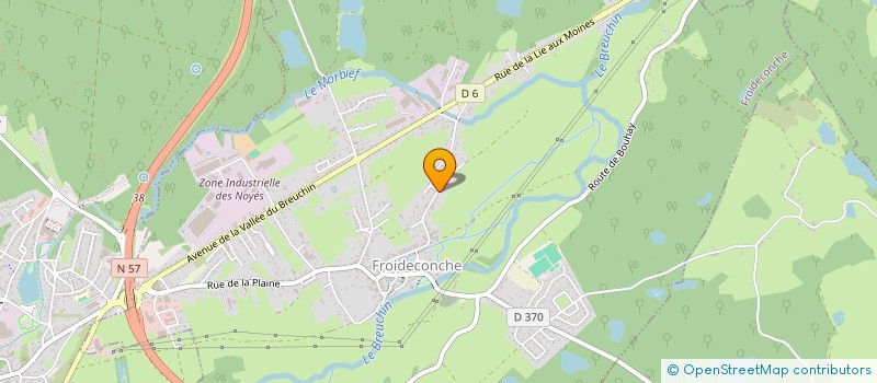 localisation de l'entreprise MONSIEUR BENJAMIN BOHEME  FROIDECONCHE