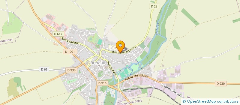 localisation de l'entreprise MONSIEUR BENJAMIN BOHOREL à BRETEUIL