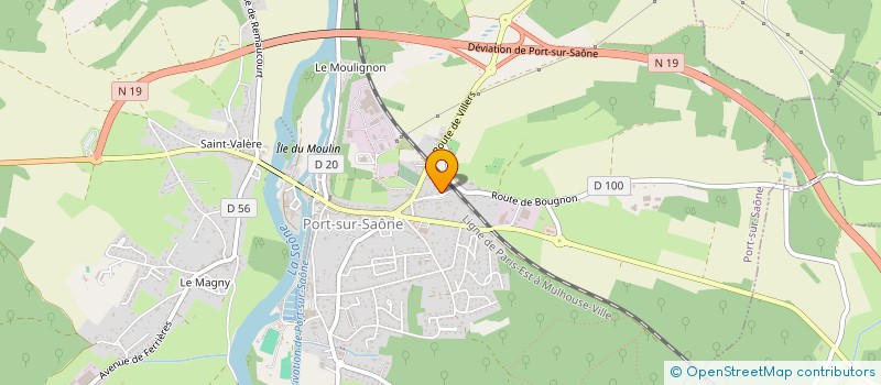 localisation de l'entreprise MONSIEUR BENJAMIN BOILLOT  PORT-SUR-SAONE