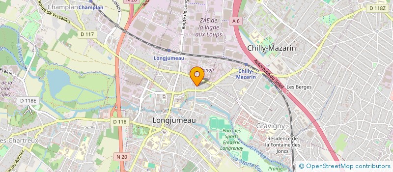 localisation de l'entreprise MONSIEUR BENJAMIN BONCHE à LONGJUMEAU
