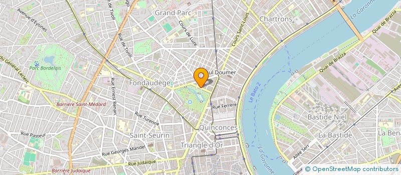 localisation de l'entreprise MONSIEUR BENJAMIN BONHOMME  BORDEAUX