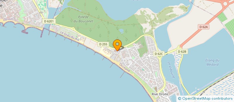 localisation de l'entreprise MONSIEUR BENJAMIN BONNET  LE GRAU-DU-ROI