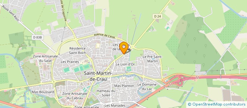 localisation de l'entreprise MONSIEUR BENJAMIN BONNET à SAINT-MARTIN-DE-CRAU