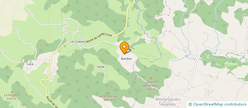 localisation de l'entreprise MONSIEUR BENJAMIN BONZOM à MONTJOIE-EN-COUSERANS