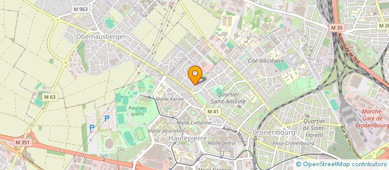 localisation de l'entreprise MONSIEUR BENJAMIN BOQUEL à STRASBOURG