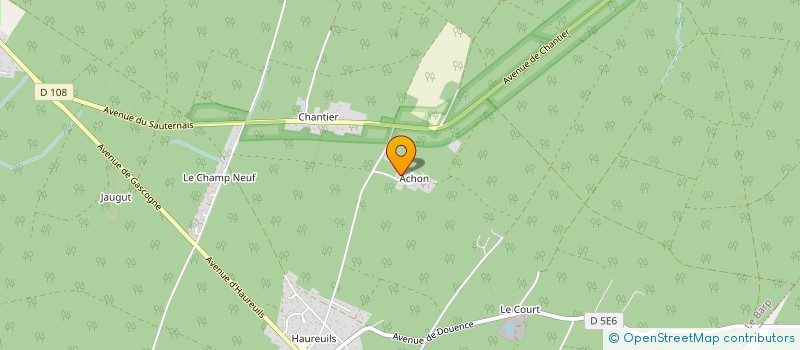 localisation de l'entreprise MONSIEUR BENJAMIN BORDAT  LE BARP