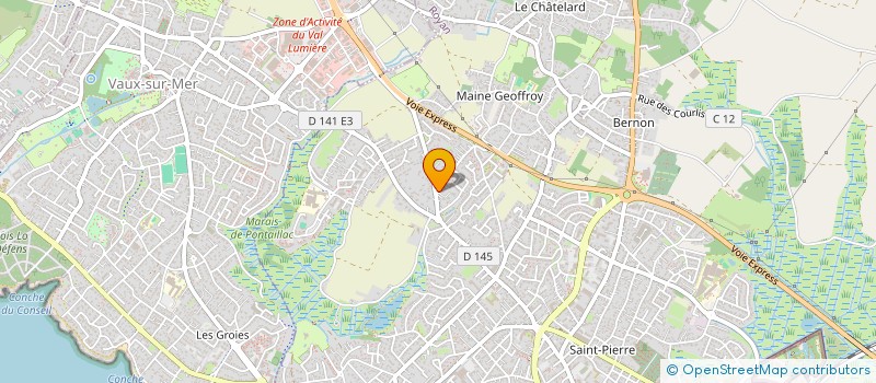 localisation de l'entreprise MONSIEUR BENJAMIN BOSC  ROYAN