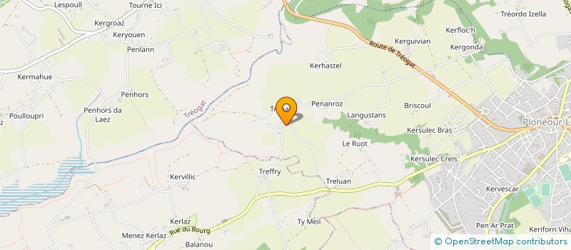 localisation de l'entreprise MONSIEUR BENJAMIN BOSSER à PLONEOUR-LANVERN