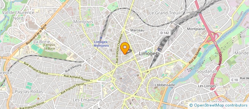 localisation de l'entreprise MONSIEUR BENJAMIN BOTEZATU à LIMOGES